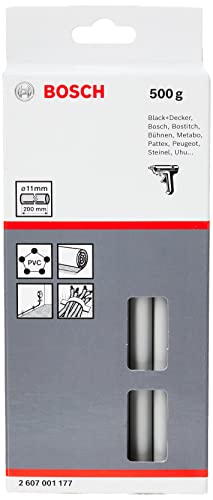 Bosch Accessories 2607001177 Bâtonnet pour pistolet à colle 11 x 200 mm/500 g Gris