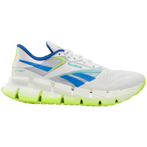 Chiusura con lacci Reebok Floatzig 1 - Scarpe da Allenamento da Uomo, Footwearwhite Digital Lime Kinetic Blue, 45 EU