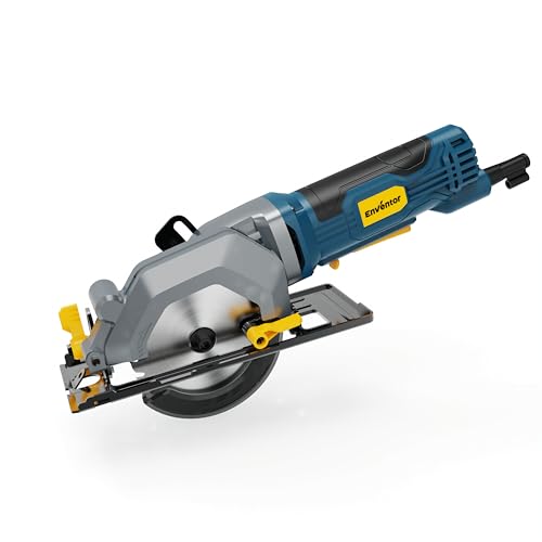Enventor 580W Mini Handkreissäge mit 3 Sägeblätter