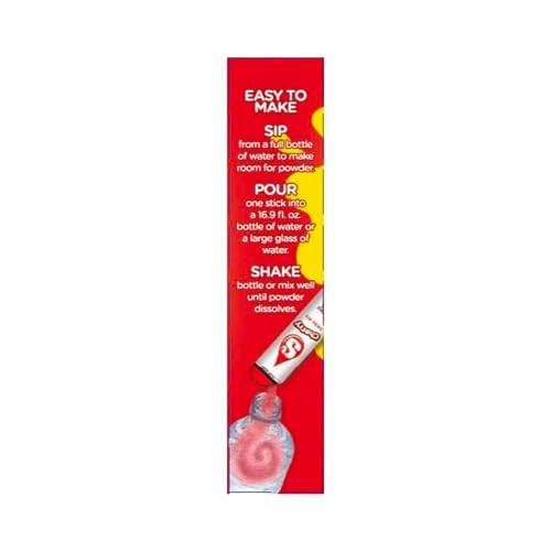 Starburst Singles To Go Zero Sugar Drink Mix, Cherry, 6 CT Per Box (Pack of 3), 0.59 Ounce