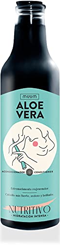 muum - Pflegendes Aloe Vera Conditioner. Intensive Flüssigkeitszufuhr, und extrem regenerierend. Stärkeres, seidigeres und glänzenderes Haar - 500 ml Cover