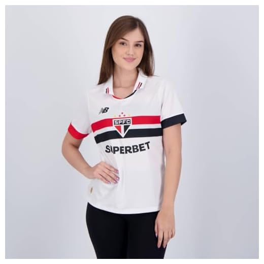 Camisa New Balance NB SPFC 2024 Home Torcedor C/P, Feminino, M