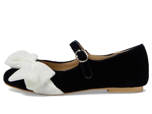 Janie and Jack Girl's Velvet Bow Flats (Toddler/Little Big Kid) Ballet4