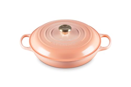 Le Creuset Signature Round Braiser, 3.5qt. Peche