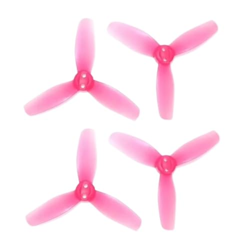 2組 T3X3.2X3 3インチ 3ブレード CW CCW PC プロペラ Avata2 FPV ドローン フリースタイル用(2Pairs Pink)