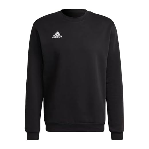 adidas Entrada 22, Camiseta de manga larga Hombre, Black, L