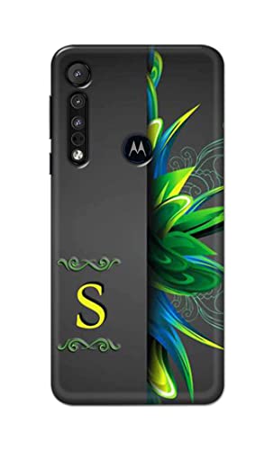 Image of Name II Initial II Letter Alphabet S Hard Back Case Cover for Motorola One Macro Back Cover -(J5) VNS2222