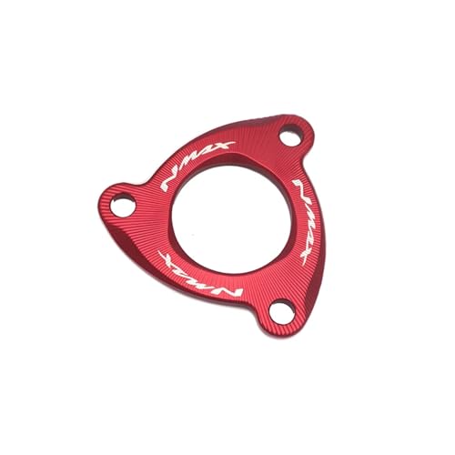 SenyEr NMAX AEROX NVX 125 155 160 NMAX155 アクセサリーリアアクスルフォークキャップナットカバーホイールアクスルスライダーネジ装飾(Red)