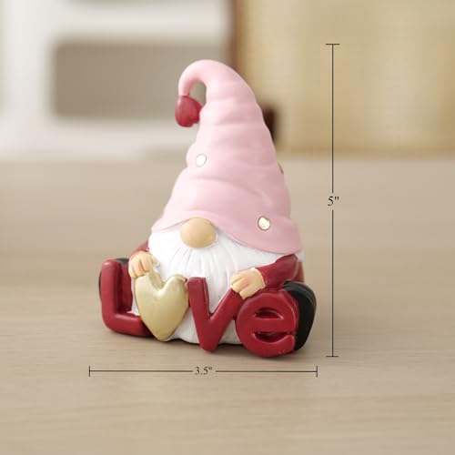 Goodstart GUDESIDA-01 Valentine'S Day Gnomes Figurine Lovely Couple Figurines In Love Valentines Gnomes Statue thumb #3