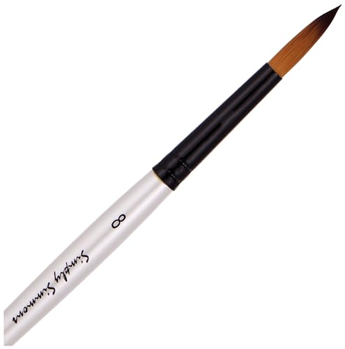 Daler-Rowney Simply Simmons Paintbrush, Size 8, White - Image 3