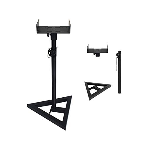 Supporti Casse Acustiche - 1pcs Altezza regolabile 26.7-45.6in (altoparlanti non inclusi), aumenterà l'angolo suono far sentire la voce più aperto, di alta qualità da terra Tripod ( Size : Small )