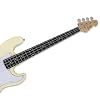 Fojill Full Size Electric Bass Guitar Four 4 String Right Handed with Gig Bag Strap Cable(FPB-50CM)