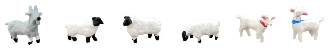 Mouton et chèvre au ranch TOMYTEC Scene Collection Animal 107