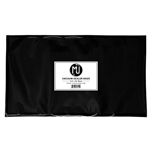 MJ Premium Vacuum Sealer Bags for Food Storage, Sous Vide | 50 Pack (11.5