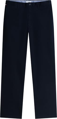 Tommy Hilfiger Herren Chino Hose Dover Essential Regular Fit mit Stretch, Desert Sky (Blau), 35W/28L – Ansicht 6