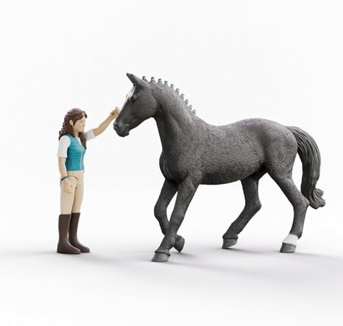 Schleich Horse Club - 6 PC Lisa and Storm Playset - With Western Rider Action Figure and Horse Figurine - Kids Ages 5+