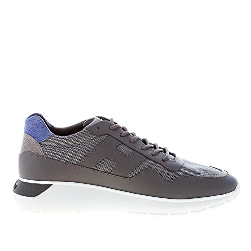 Collezione: Autunno-Inverno Hogan Uomo Interactive Cube Sneaker in Pelle e Tessuto Tecnico Grigio Color Grigio Size 41 EU (UK 7)
