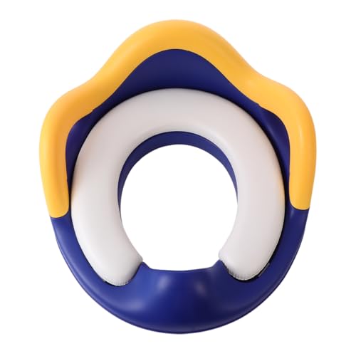 KAILIKETIY シー携帯式子供用トイレ補助便座 製 ブルー 幼児向けトイレトレーニング 尿はね防止ガード付き 清潔で なデザイン 旅行や外出に