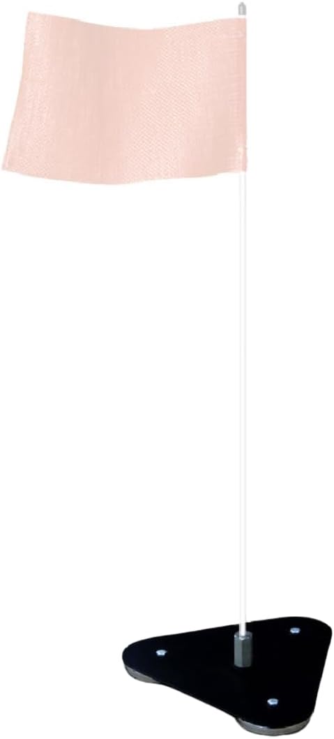 Checkers Magnetic ATV/UTV Flag Pole Whip Mount Base for Light Duty Flags - Light Duty Safety Flags for Four Wheelers, Off Road, Dunes - Made in the USA - FS3009LD