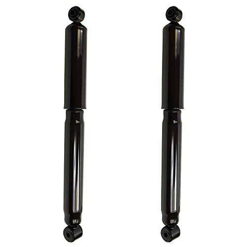 Image of Detroit Axle - Rear 2pc Shock Absorbers for 2011-2024 Chevrolet Silverado 2500 HD 3500 HD, GMC Sierra 2500 HD 3500 HD, 2 Shock Absorbers Assembly Replacement