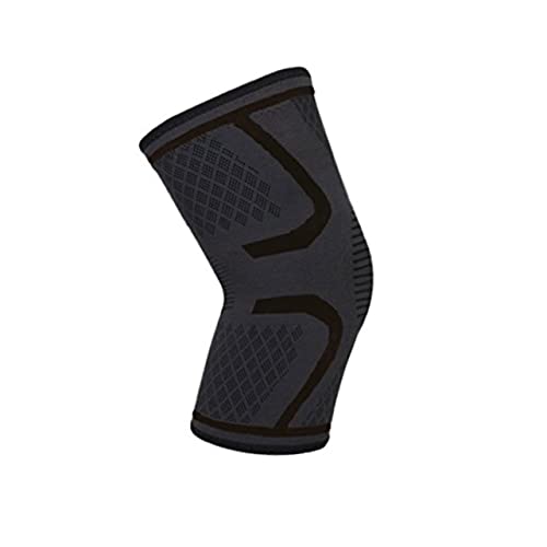 Gatuida - Knee Support Brace Sleeve for Running and Hiking Black Comfortable Double Knitted Texture for Sports Activities for Injury Prevention and Stability