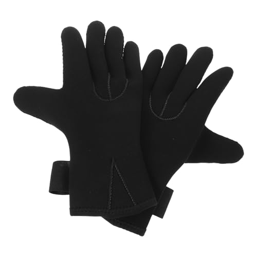 Guantes de neopreno de 3 mm ABOOFAN negros antideslizantes para buceo snorkel y pesca