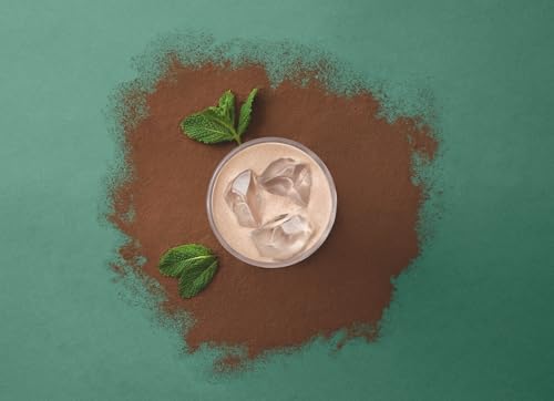 Image of Hotel Chocolat Iced Chocolate Mix - Mint Drinking Chocolate with More Cacao, Less Sugar, 10 Servings, Gourmet Cocoa