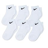 Nike Newborn Baby Socks White/Black 6 Pairs, Size 6-12 Months