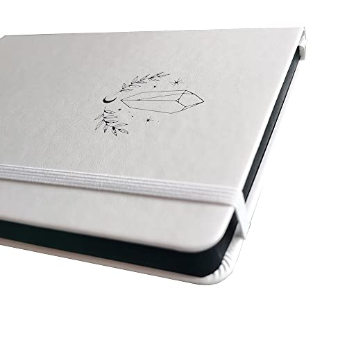 Carnet A5 pages noires Jourmore blanc pour dessin et bullet journal - 4