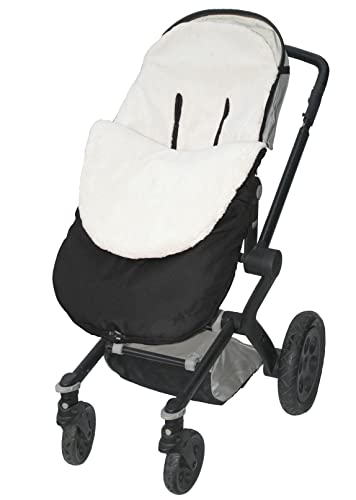Image of Jolly Jumper Water Resistant Snuggle Bag Stroller - Black