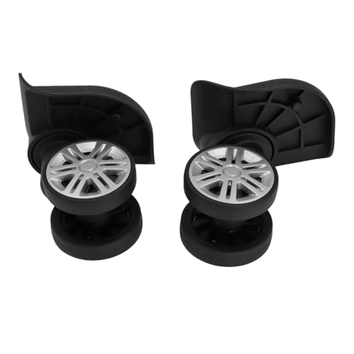 Luggage Replacement Wheels, and Damping for Suitcase with Abs Trunk Wheels Repair Kits, Black