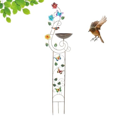 Bain d'oiseaux grand modèle pour contempler la nature depuis votre terrasse fleurie - 8