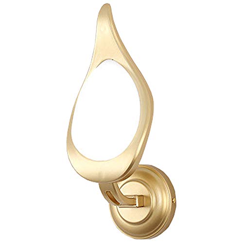 Preisvergleich Produktbild Wandleuchten LED-Wand-Wandleuchte Wandleuchte Einfache moderne Schmiedeeisen-Lampen, Gold / Silber Laterne Wohnzimmer Schlafzimmer Fixture Dekorative Wandleuchte (Color : Gold)