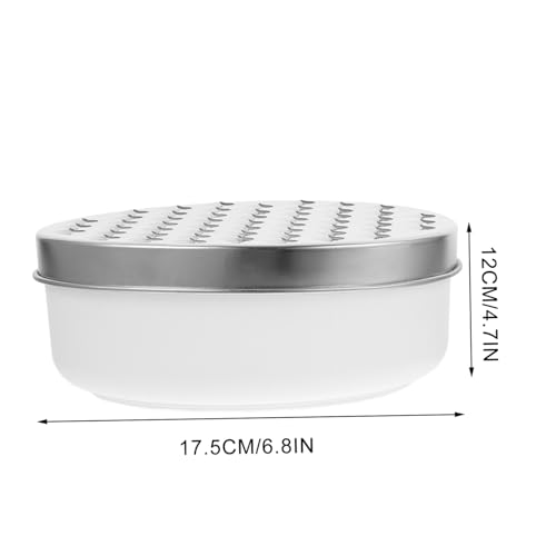 Set 3 Piezas Cortador Ovalado con Contenedor Acero Inox miniatura 2