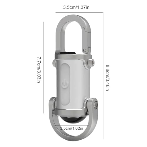 Lampe de poche porte-clés rechargeable et compacte pour le quotidien