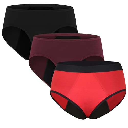 Image of DIVING DEEP Women & Girls Period Panty | Leakproof Underwear for Heavy Flow | No Pad Required | Rash-Free, Breathable & Overnight Protection (PC of 3)
