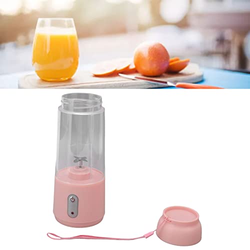 Blender Portable, Mélangeur personnel 300ML chargeur USB sans fil Portable Machine À Smoothies Milkshake Jus De Fruits avec lame en acier inoxydable pour...
