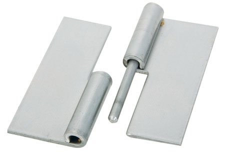 Right Hand, 3.00 Lg., 3.00 Open Width, .093 Leaf Thk., .250 Pin Dia., Slip Joint Hinges, Stainless Steel w/Stainless Steel Pin (2 Per Package)