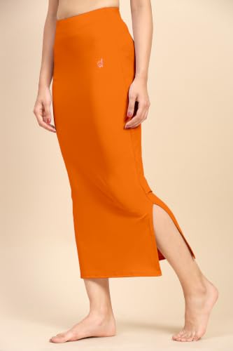 Image of TRENDMALLS Women's Polyester Spandex Stretchable Straight Saree Shapewear Petticoat for Women, Cotton Blended, Skirts for Women, Saree Shaper