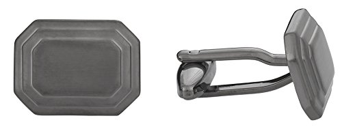 Mancuernillas tono Gunmetal con caja de presentación miniatura 2