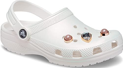 Image of Crocs Girl's Clog, White /Multi Color, 33 /34 EU
