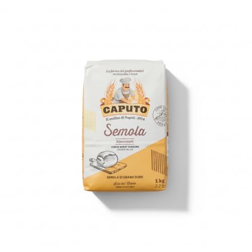 minafood Bundle für Caputo Semola Rimacinata 1kg + Notizblock