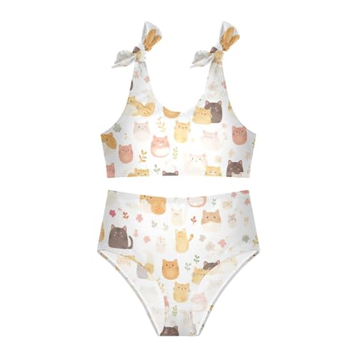 KLL Kitties Girl Two Piece Bikini Sets Beach Swimsuits Swimming Suits Adjustable Shoulder Strap3