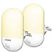 Luce Notturna LED, Useber [2 Pezzi] Automatiche Luce Notturna con Sensore Crepuscolare, Plug-and-Play, Luce Notturna da Presa per Camerette, Soggiorno, Scale,Corridoio, Bagno, Cucina.