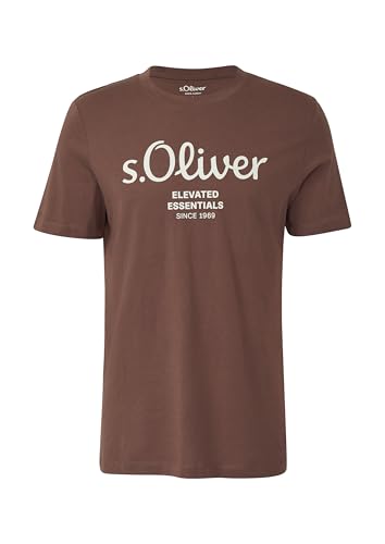 s.Oliver Herren T-Shirt 2139909 Brown S – Ansicht 4