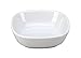 Vertex China ARG-116 Signature Round Square Bowl, 4-1/2"X4-1/2"X1", 6 oz, Porcelain White (Pack of 36)