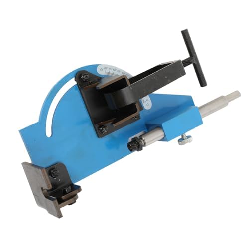 Cortatubos de tubo de alta resistencia, cortador de tubos ajustable de 0 a 60°, capacidad máxima de 50 mm, herramienta versátil para trabajar metales para acero, PVC, madera, ideal para soldadura y