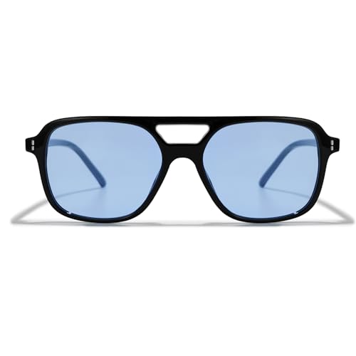 Image of VANLINKER Retro Vintage 70s Square Aviator sunglasses for women men VL9611X