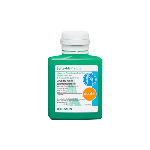 B. Braun Softa-Man® - 20 desinfectantes para manos acute - Botella de 100 ml | Botella (20 ml)