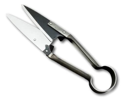 Due Buoi Sheep Shears, Silver, 12 1/2